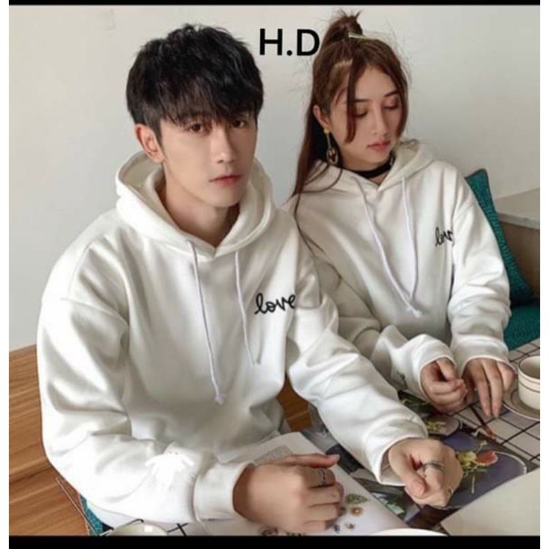 Áo hodie nam nữ Live in tim