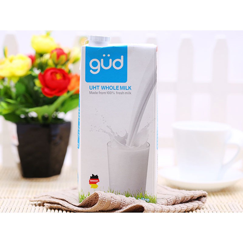 [SenXanh Emart] Thùng 12 Hộp Sữa Tươi 1L GUD - Sữa Ba Lan Nhập Khẩu