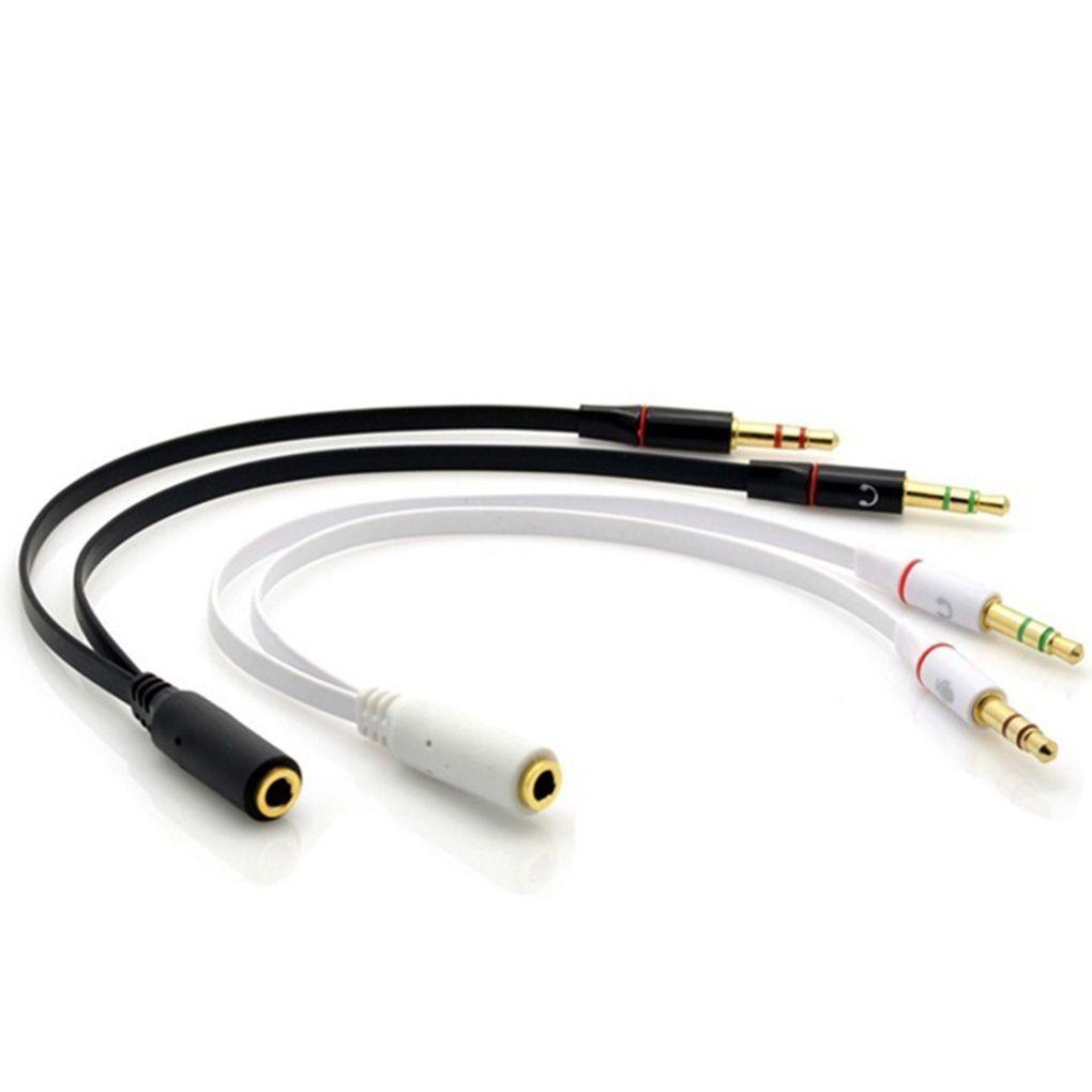 Cáp ChuyểN ĐổI Âm Thanh Chữ Y 3 5mm 2 ĐầU Sang 1 Lỗ CắM Chuyên DụNg Cho Tai Nghe
