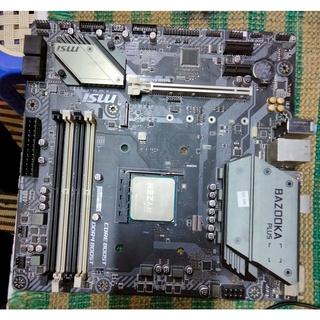 Mainboard msi b450m bazooka plus. bo mạch chủ bóc máy, chạy tốt