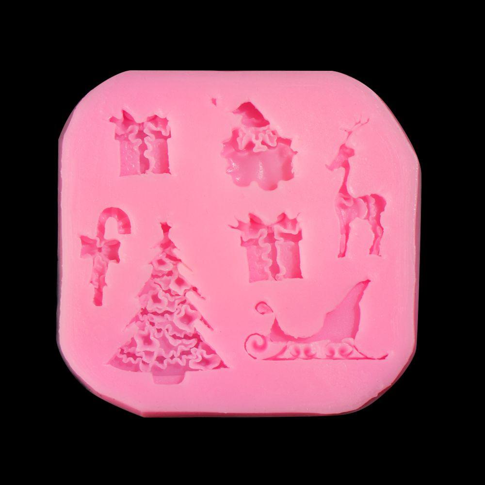 Khuôn Làm Bánh Chất Liệu Silicone Tự Làm Hình Cây Thông Giáng Sinh KENT1