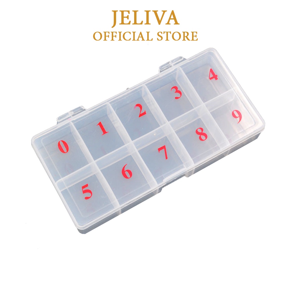 Hộp đựng móng giả JELIVA phụ kiện nail