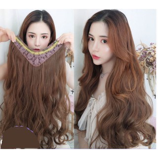 [NHẬP KHẨU]  Tóc giả nữ tóc xoăn dài uốn lượn cao cấp TG034 - Tóc giả nhập khẩu chiều dài 60cm