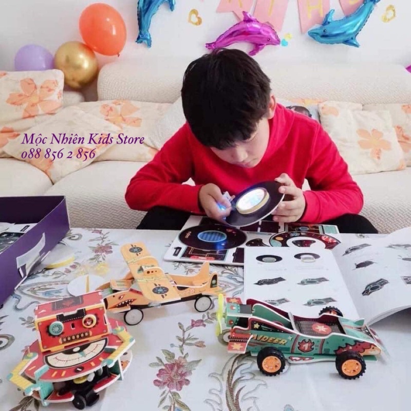 Đồ Chơi Khoa Học STEM Lắp Ráp Mô Hình Vũ Trụ - Mideer STEAM Hands-on Box