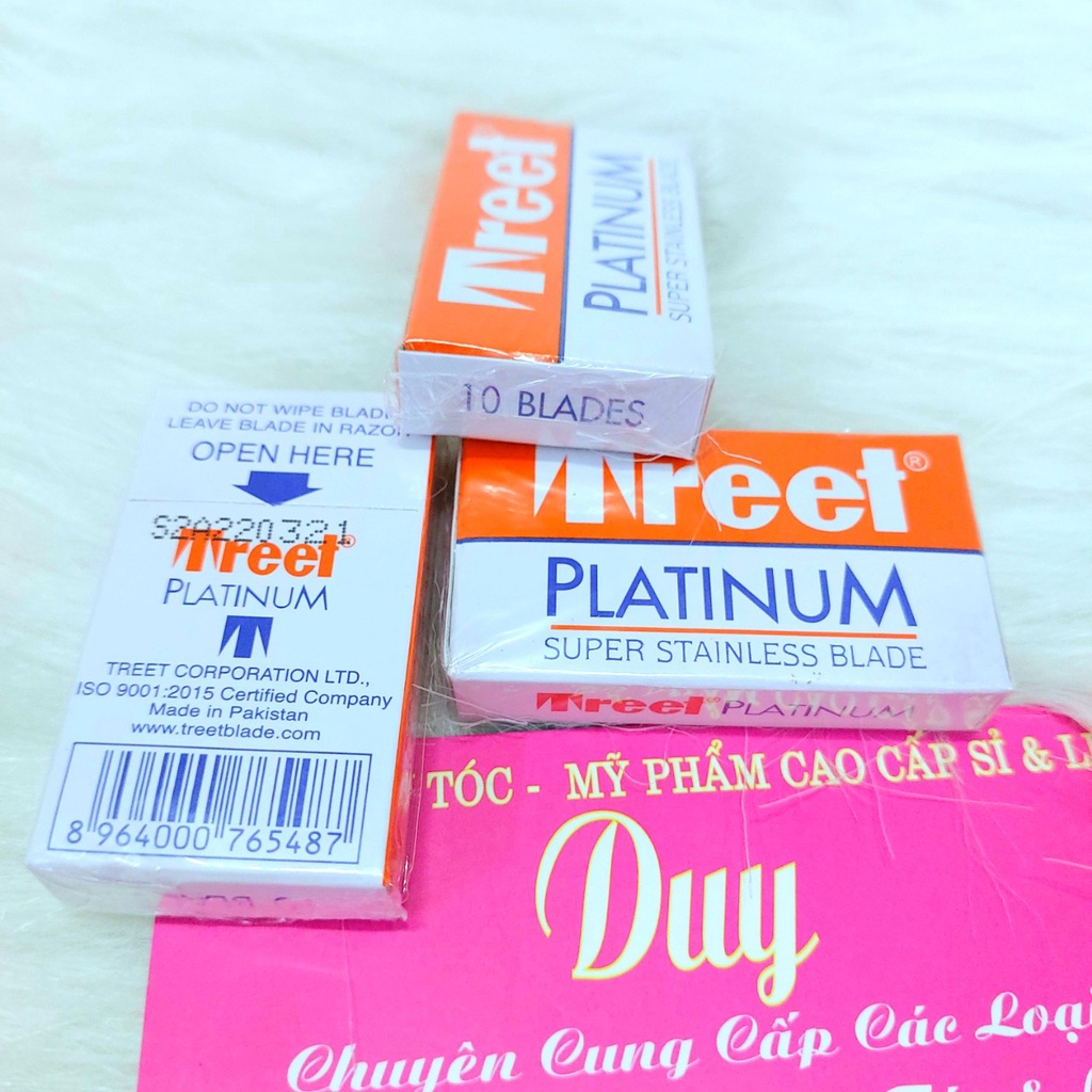 Lưỡi Lam Treet Cam - Hàng Chính Hãng 100% - Bán Lẻ 1 hộp nhỏ