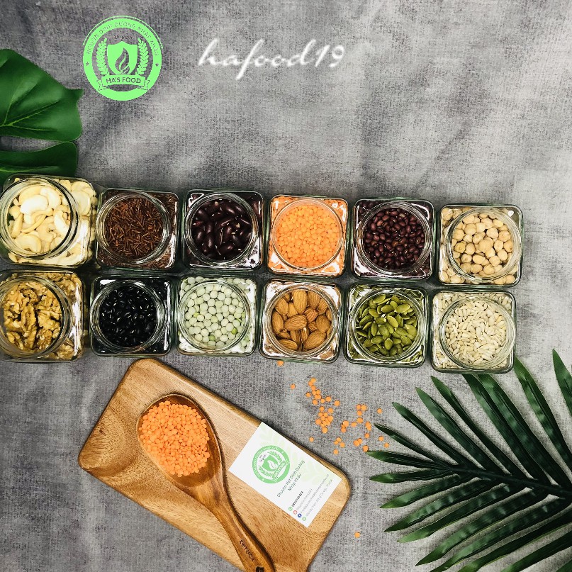 Đậu hạt ngũ cốc ăn dặm cho bé của hafood ,TẶNG thực đơn ăn dăm kiểu nhật - 100gr