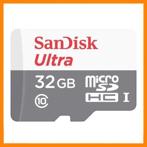 Thẻ nhớ MicroSDHC SanDisk Ultra 533X 32GB 80MB/s - Model 2017 (Trắng bạc)