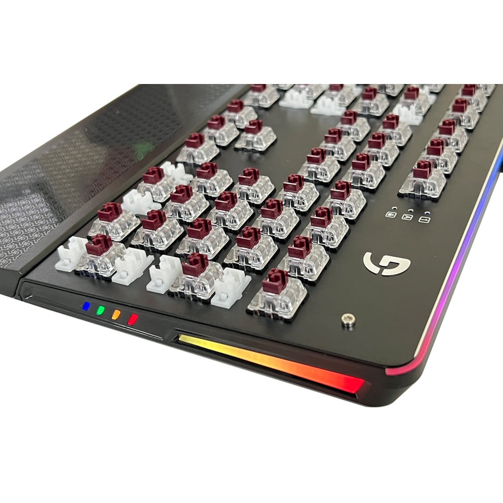 Bàn phím cơ gaming, bàn phím chơi game Led RGB đổi màu FUHLEN Subverter