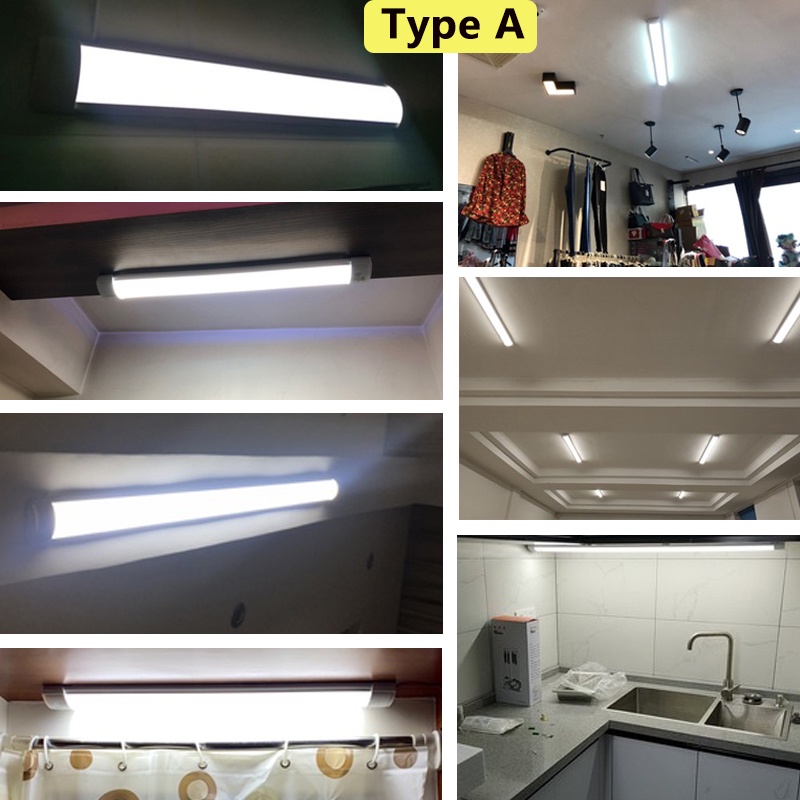 CANMEIJIA Đèn Led Gắn Tủ Chén/Nhà Bếp 20W Có Phích Cắm Cho Phòng Ngủ