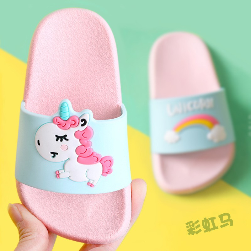 [FREESHIP đơn từ 0đ] Dép quai ngang cho bé Unicorn