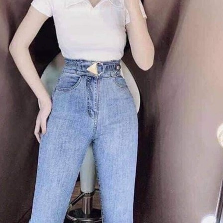 QUẦN JEANS ÔM CẠP SIÊU CAO CO DÃN FULL HÀNG CAO CẤP SIZE (40-60 )