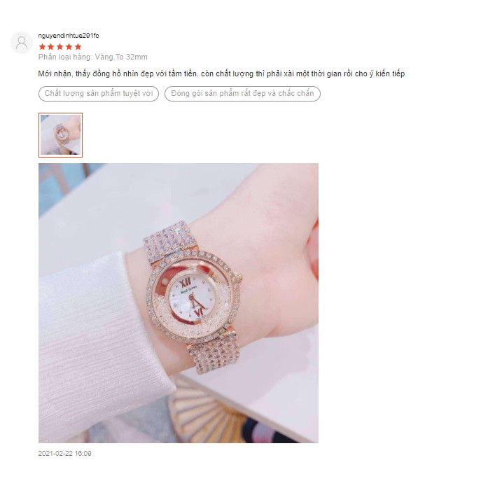 Đồng Hồ Nữ Chính Hãng Dây Kim Loại Đính Đá Royal Crown 2606 Jewelry Chống Nước Chố | BigBuy360 - bigbuy360.vn