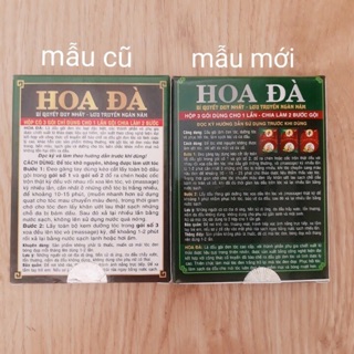 Dầu gội thảo dược đen tóc Hoa Đà ( hộp 3 gói )