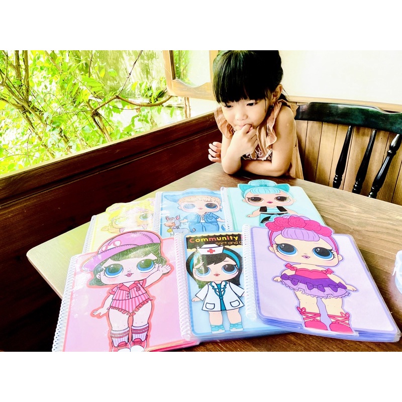 -Lol nghề nghiệp, bóc dán thay trang phục búp bê, sản phẩm tri ân khách hàng