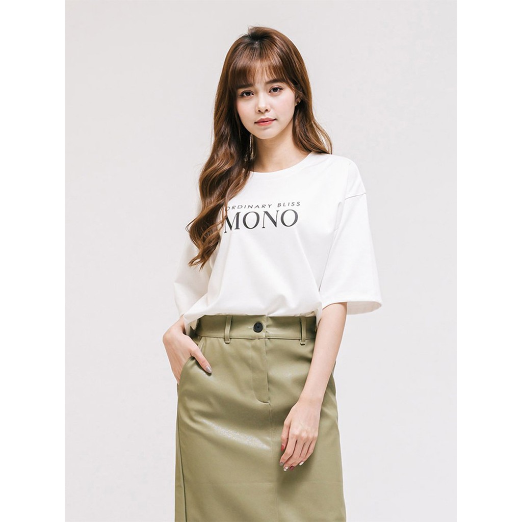 Áo thun nữ tay ngắn in chữ Mono H:CONNECT 3027013141305