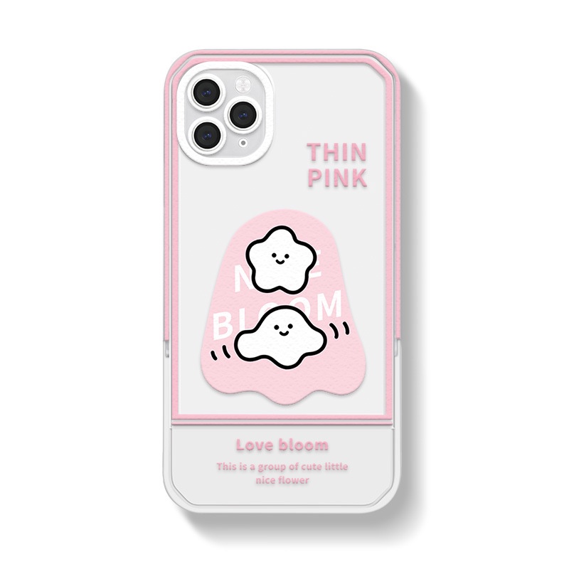 Ốp lưng iphone Ốp Điện Thoại Kèm Giá Đỡ Tàng Hình Họa Tiết Hoạt Hình Dễ Thương Cho iphone14pro / 13 11Pro xs 7 / 8 Dinuo case