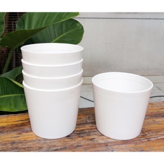 Chậu tròn trơn nhựa dày tốt trồng cây 14*13cm