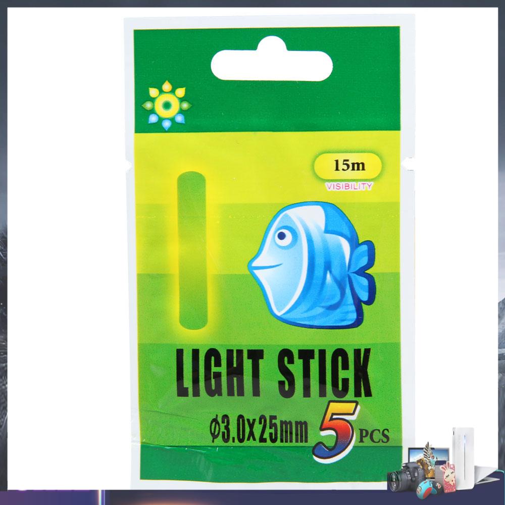 50 Que Đèn Dạ Quang Gắn Phao Nổi Câu Cá 25mm/37mm