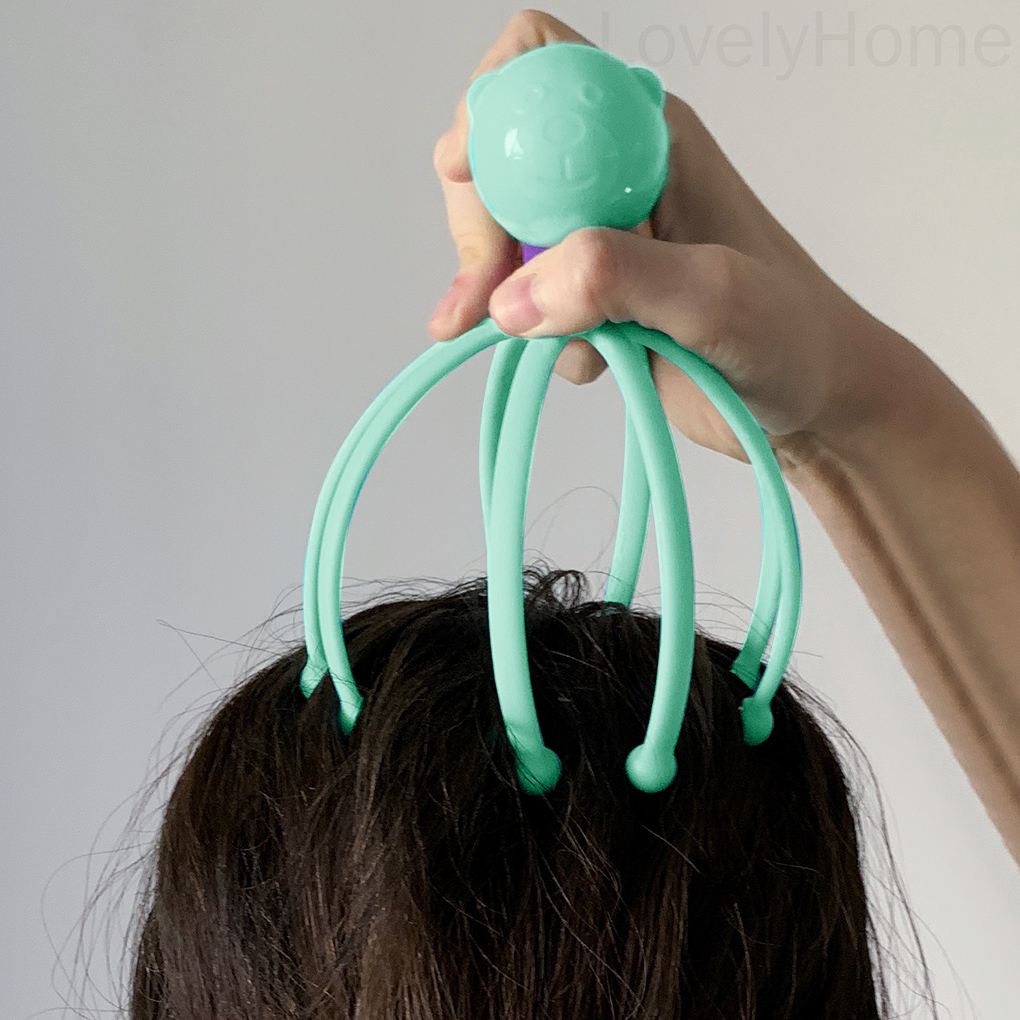 Dụng cụ mát xa da đầu cầm tay tiện dụng