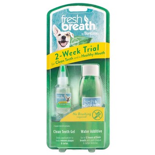 Combo vệ sinh răng miệng Tropiclean chó mèo