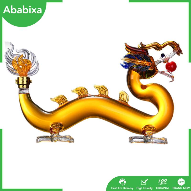 Bình Thủy Tinh Đựng Rượu Thiết Kế Hình Rồng Độc Đáo Trang Trí Nhà Cửa