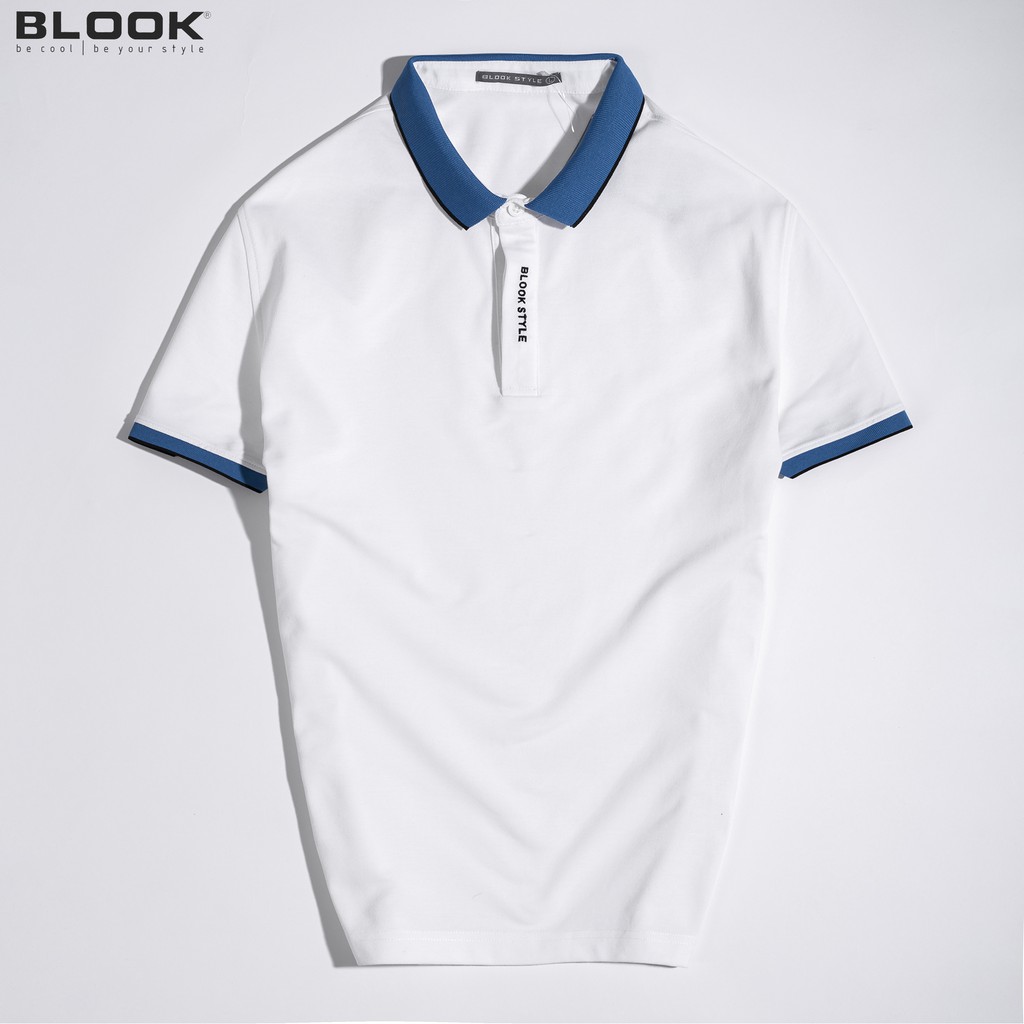 Áo polo nam slimfit BLOOK chất vải thun cá sấu cotton co giãn mã 33369 (HÌNH THẬT)