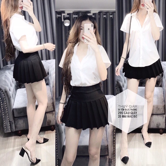 [ Mã WASTRUN4 giảm 10% tối đa 30K đơn 99K] CHÂN VÁY XẾP LY UMI CV1610 | BigBuy360 - bigbuy360.vn