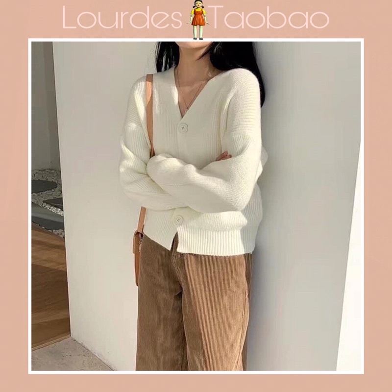 Áo Cardigan Cổ V Chất Siêu Đẹp Hàng QC