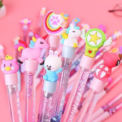 Bút nước nhũ chảy cao cấp, bút nhũ thân kim tuyến siêu xinh giá sỉ toàn quốc