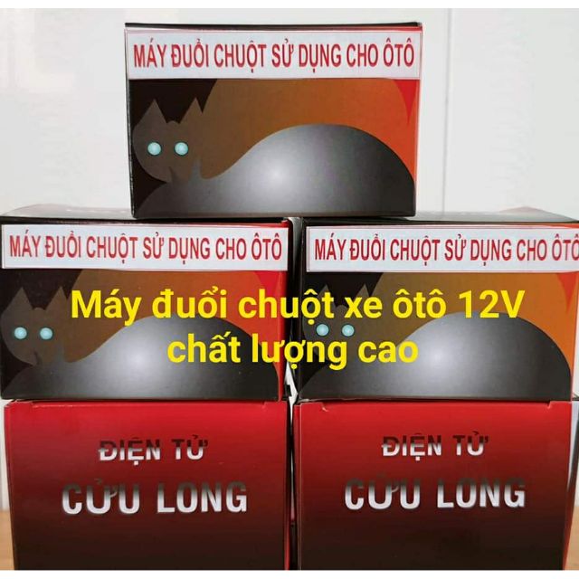 Thiết Bị Chống Chuột Cắn Phá Khoang Máy xe ôtô Dùng Sóng Siêu Âm- Máy Chống Chuột ôt ô 12V Chịu Nước, Chịu Nhiệt An Toàn