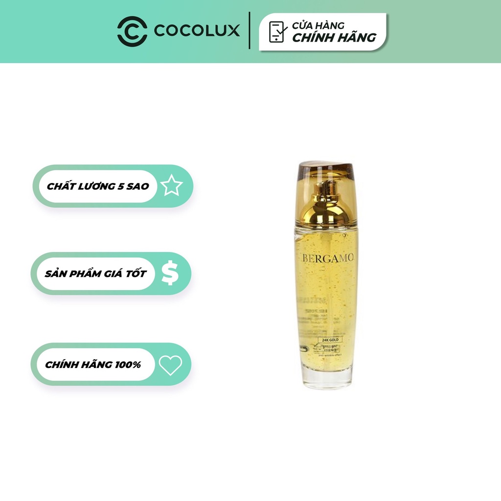 Serum dưỡng trắng Bergamo 24k GOLD 110ml Nâng cơ chống lão hóa