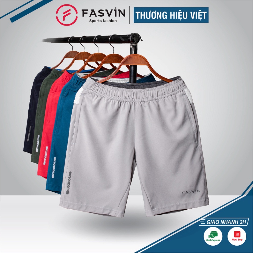 (Hàng Tốt) Quần Đùi Nam FASVIN Vải Gió Đẹp Hàng Nhà Máy Chất Lượng Cao Thể Thao Hay Mặc Nhà Q21450.HN (ảnh thật)
