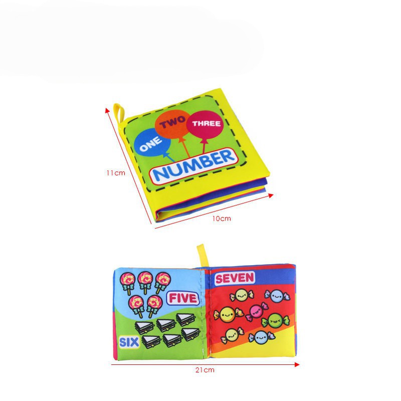 Coolplay Bộ sách vải chất liệu mềm mại gồm nhiều chủ đề cho bé