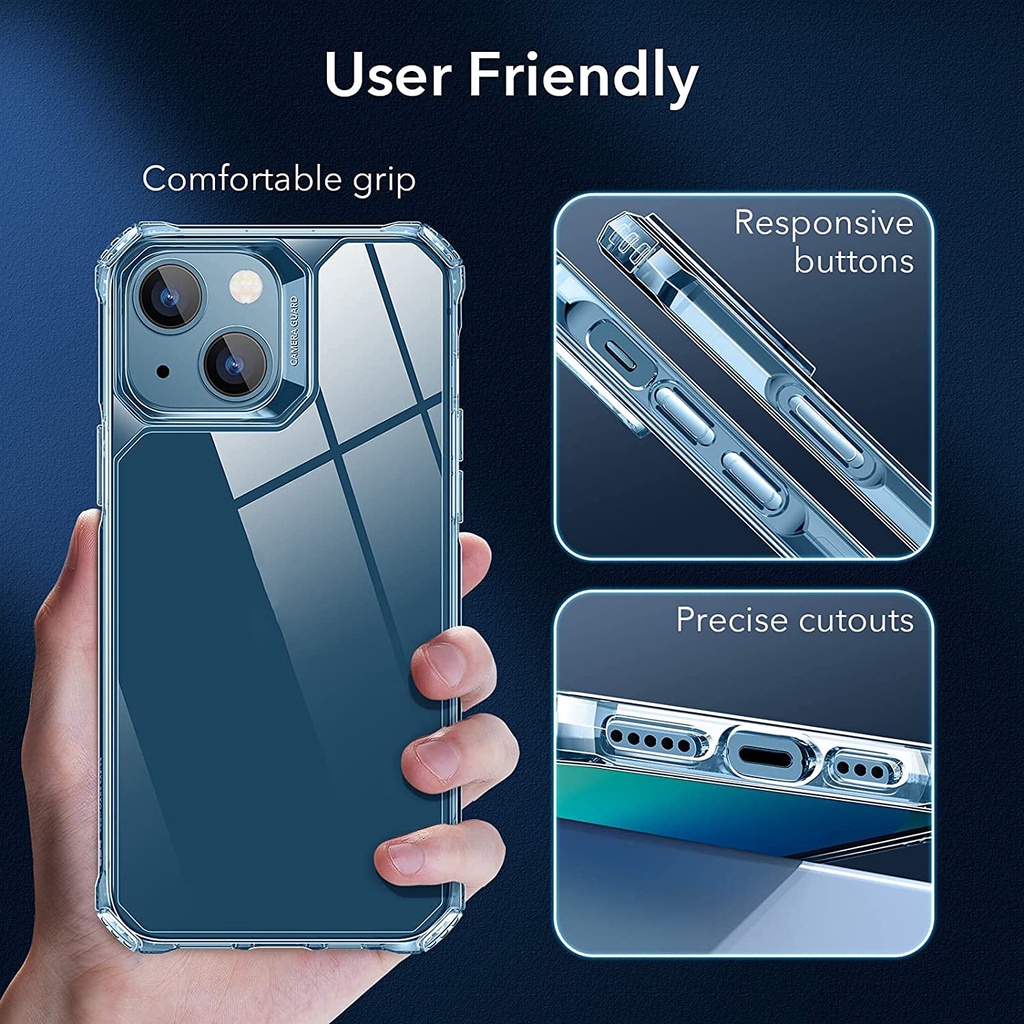 Ốp Lưng dành cho iPhone 13 / 13 Pro / 13 Pro Max ESR Air Armor Clear Case - Hàng Nhập Khẩu.