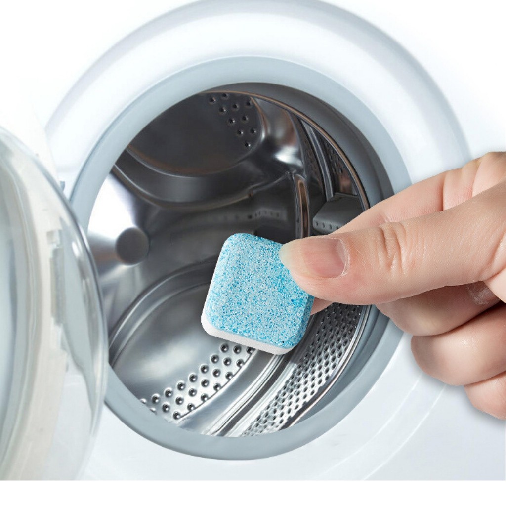 Viên Tẩy Lồng Máy Giặt - Diệt Khuẩn - Tẩy Cặn Bẩn Máy Giặt (Hộp 12 viên)
