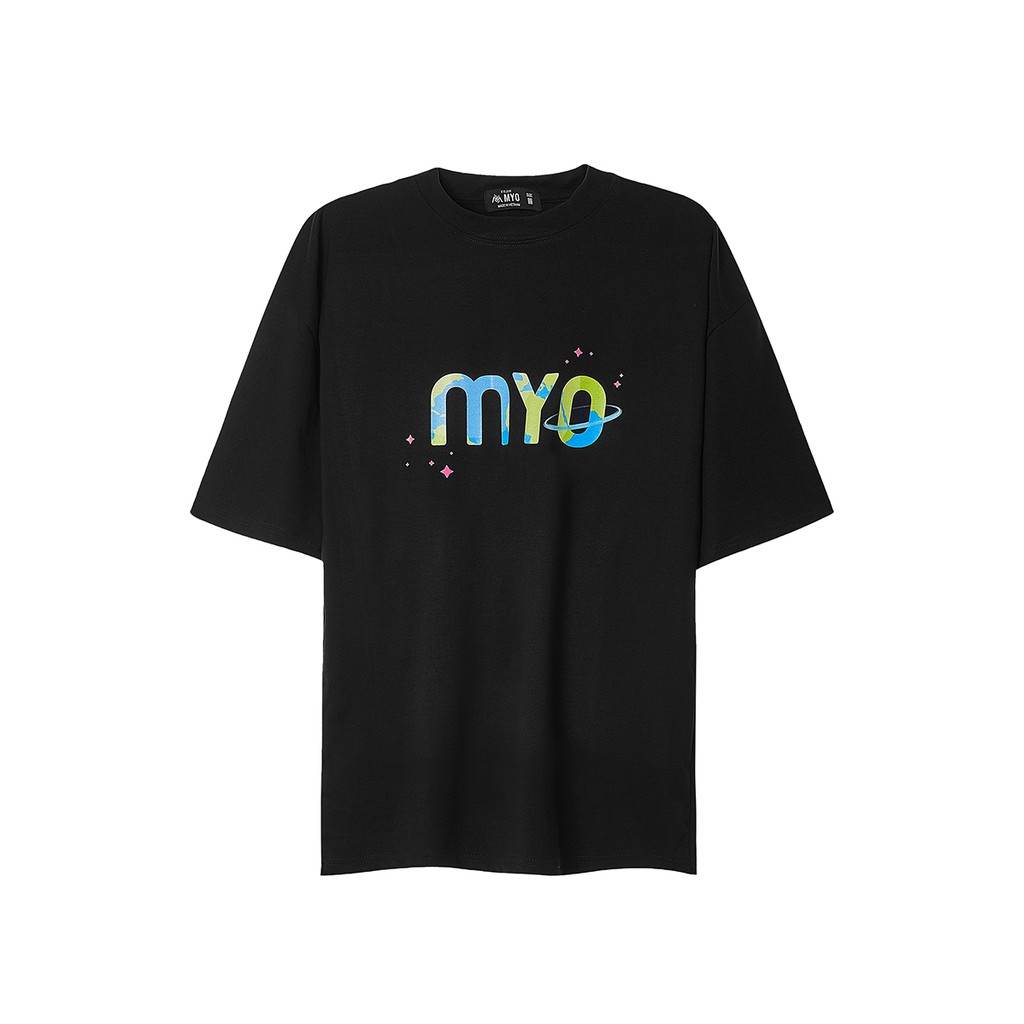 Áo Oversize Nam MYO Vải Cotton In Hình Planet Tee