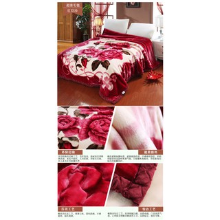 Chăn nỉ chăn nhung 3kg hàng đẹp kích thước 1m9x2m1