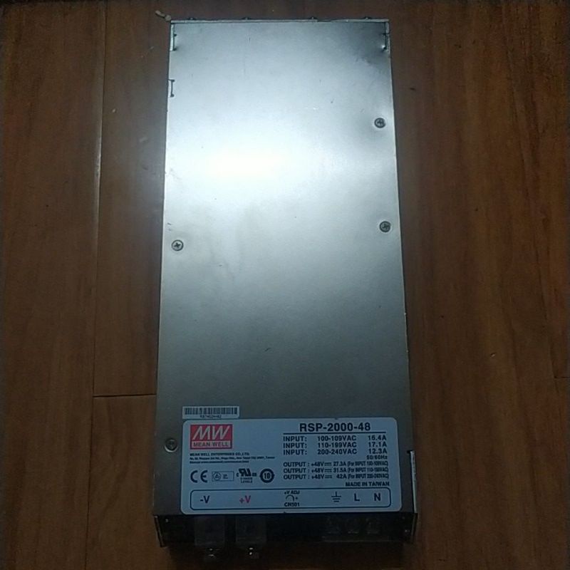 Nguồn Meanwell 48V RSP-1000-48 48V-21A, RSP-2000-48 48V-42A. Hàng cũ tháo máy tự động hoá.