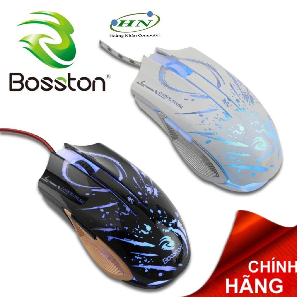 Chuột game Bosston GM100 Led đa màu