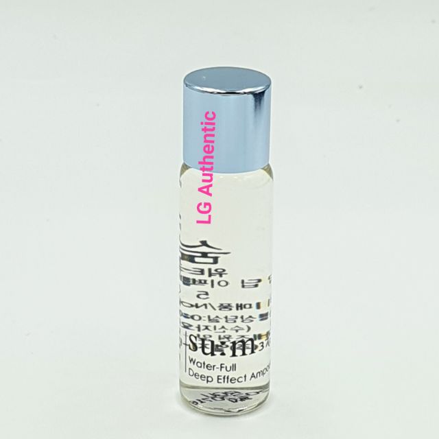 [SALE HÈ] Tinh Chất hỗ trợ cải thiện mụn, se khít lỗ chân lông Su:m37 Water-full Deep Effect Ampoule 5ml