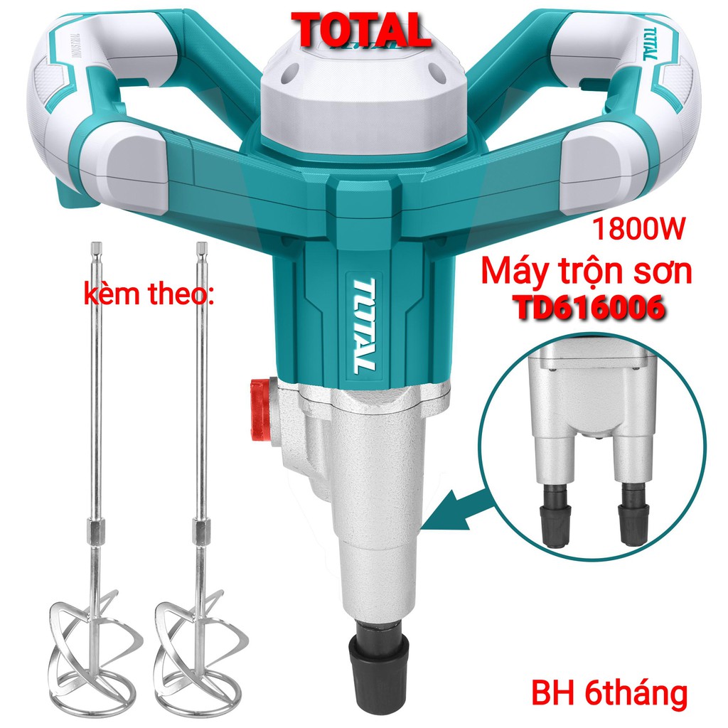 MÁY TRỘN SƠN TOTAL 1800W TD616006