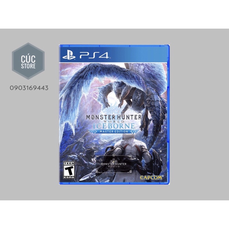 Đĩa chơi game PS4: Monster Hunter World Iceborne