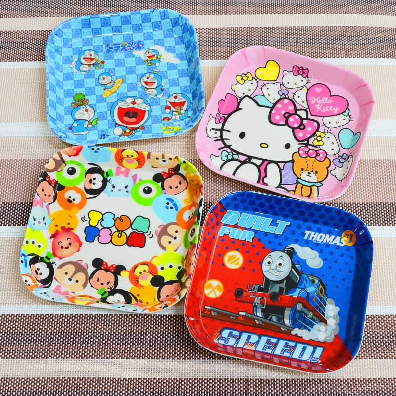 Đĩa ăn cho trẻ em cho bé đựng thức ăn đồ ăn vặt - 0X7i