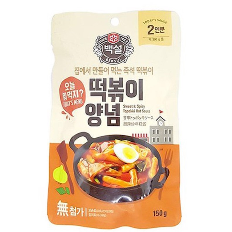 [백설]Sốt Topokki Cay Ngọt Beksul (150g)