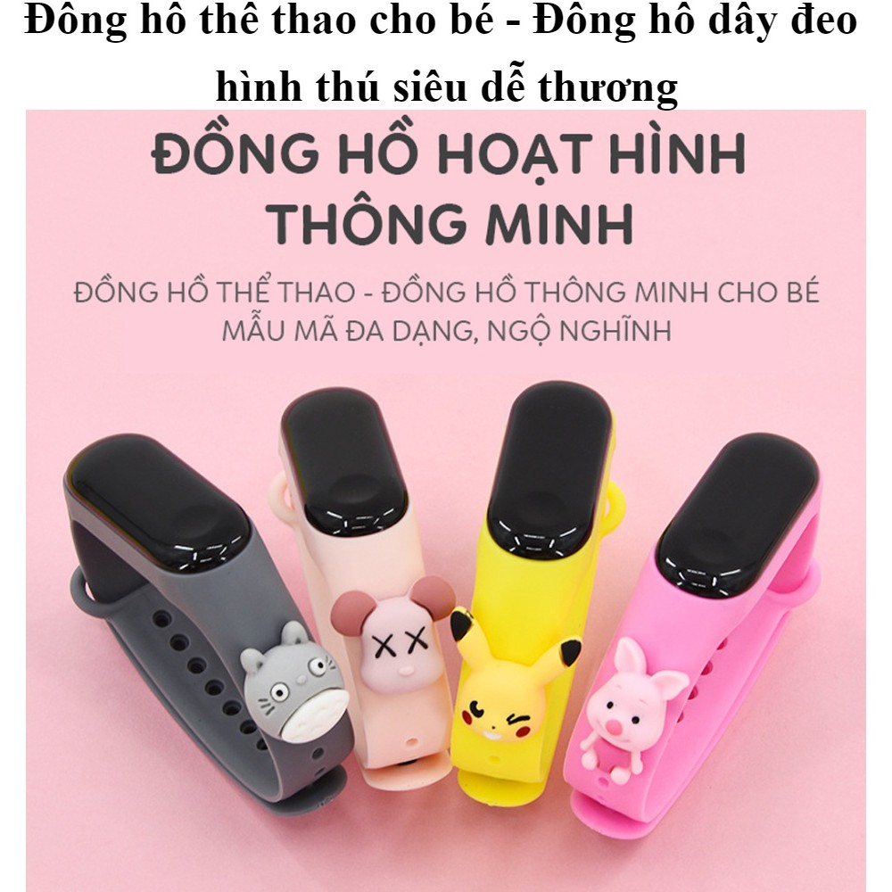 (Đủ Mẫu)Đồng Hồ Trẻ Em ZGO DISNEY Silicon, Đồng Hồ Điện Tử Thông Minh Cho Bé