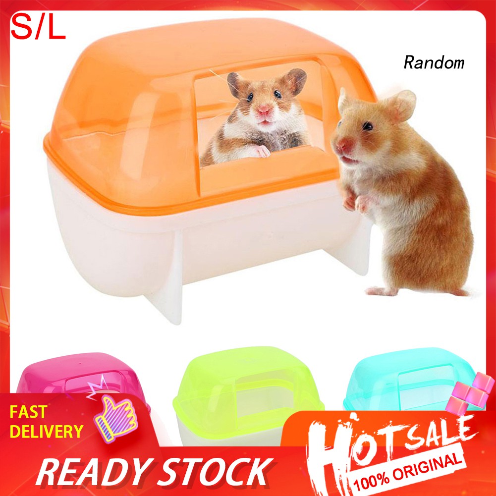 Bồn tắm nhựa trong suốt tiện dụng dành cho chuột hamster