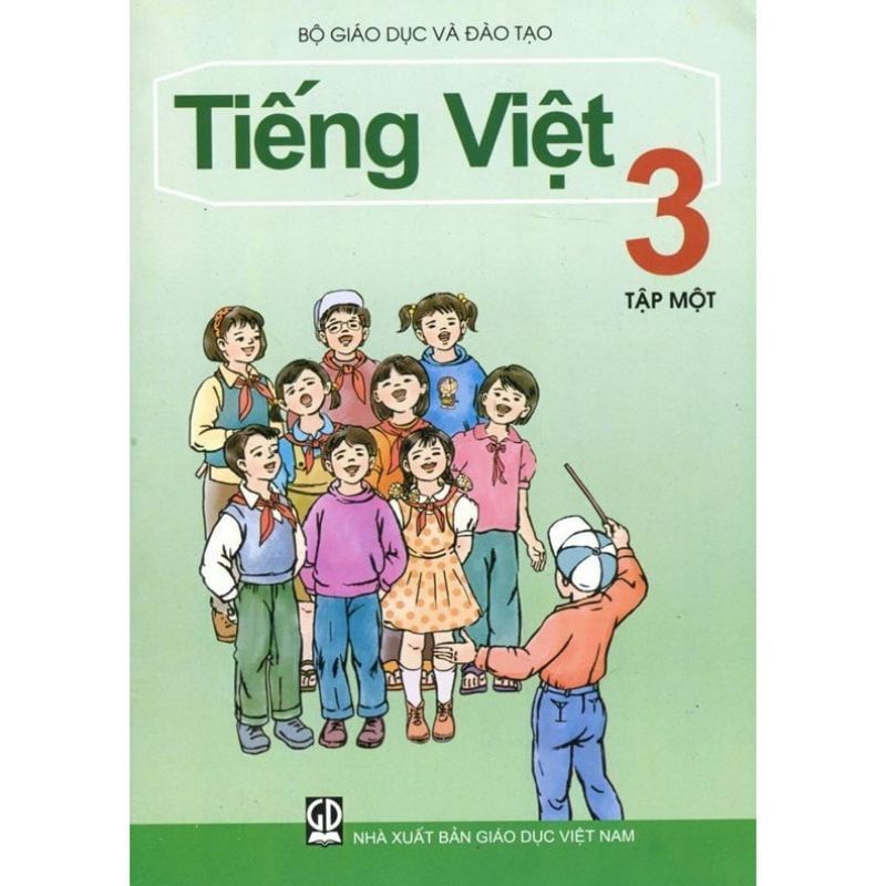 Tiếng việt lớp 3 tập 1(bao kính, dán nhãn)