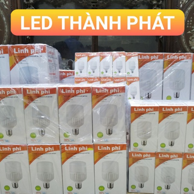 Bóng đèn LED 50w 40w 30w 20w 10w 5w siêu sáng tiết kiệm điện, LED BULB trụ LINH PHI chống nước BẢO HÀNH đổi mới 6 tháng | BigBuy360 - bigbuy360.vn