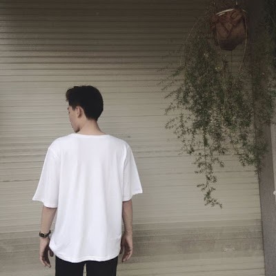 áo thun tay lỡ màu trắng FOME RỘNG có chọn size, chất thun xịn 0ffk24