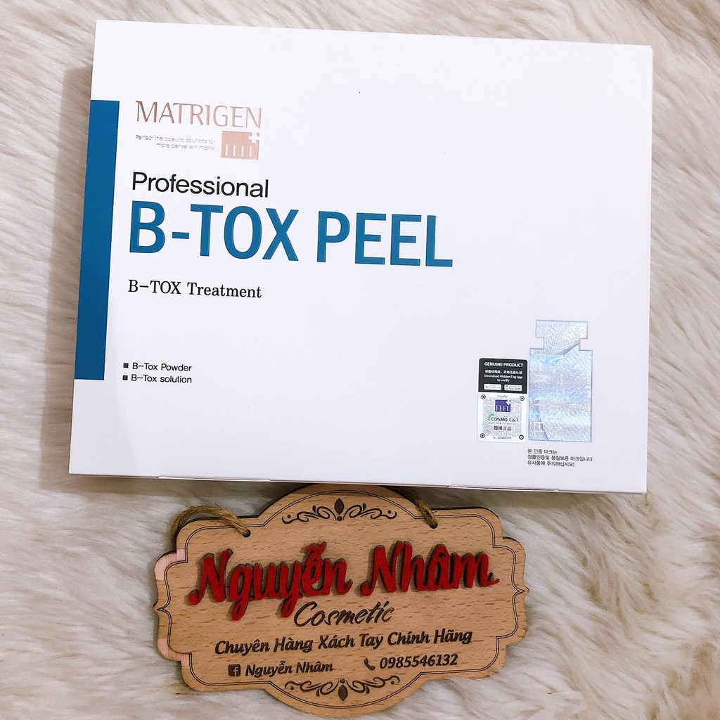 Thay Da Sinh Học Matrigen BTOX PEEL Hàn Quốc 2 Màu Cho SPA - Tảo BTox Peel Matrigen 2 Màu